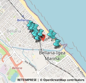 Mappa Via Pasubio, 47814 Bellaria-Igea Marina RN, Italia (0.2545)