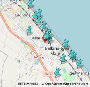 Mappa Via Conca, 47814 Bellaria-Igea Marina RN, Italia (0.84944)