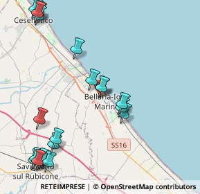 Mappa Via Conca, 47814 Bellaria-Igea Marina RN, Italia (5.328)