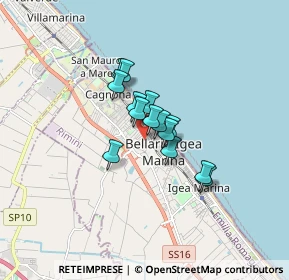 Mappa Via Conca, 47814 Bellaria-Igea Marina RN, Italia (0.99429)