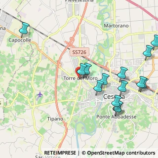 Mappa Via Ilaria Alpi, 47522 Cesena FC, Italia (2.51071)