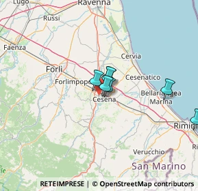 Mappa Via Carlo Cattaneo, 47010 Cesena FC, Italia (29.68176)