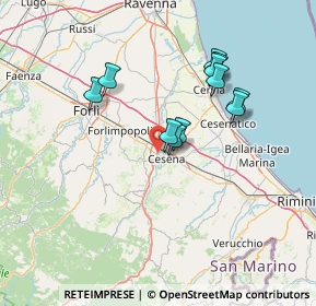 Mappa Via Carlo Cattaneo, 47010 Cesena FC, Italia (12.41636)