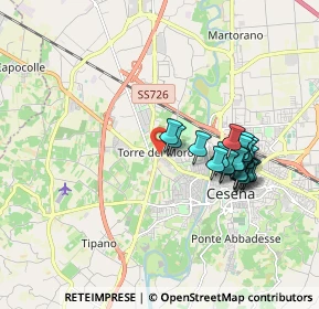 Mappa 47010 Cesena FC, Italia (1.6995)