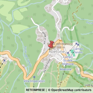 Mappa Strada dell'Abetone e del Brennero, 337, 51021 Abetone, Pistoia (Toscana)