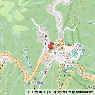 Mappa Via Brennero, 540, 51021 Abetone, Pistoia (Toscana)