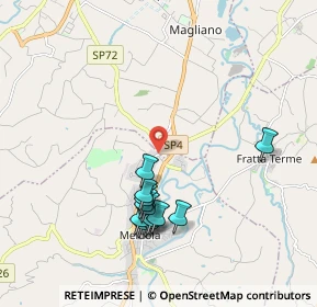Mappa Via Della Gualchiera, 47014 Meldola FC, Italia (1.91667)