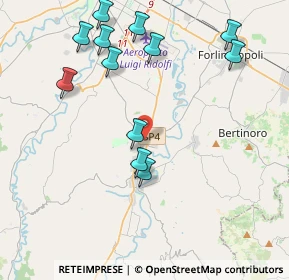 Mappa Via Della Gualchiera, 47014 Meldola FC, Italia (4.55333)