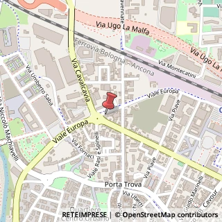 Mappa Viale Europa, 649, 47521 Cesena, Forlì-Cesena (Emilia Romagna)