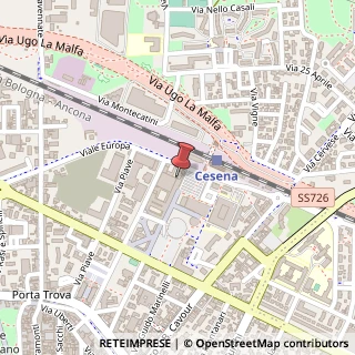 Mappa Piazzale Karl Marx, 10, 47023 Cesena, Forlì-Cesena (Emilia Romagna)
