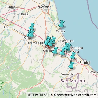 Mappa Piazzale Karl Marx, 47521 Cesena FC, Italia (11.06286)