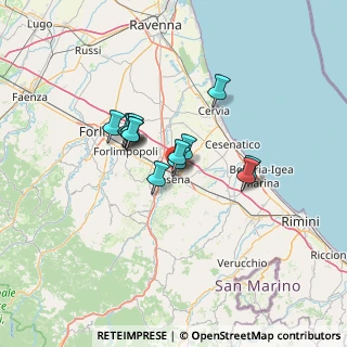 Mappa Piazzale Karl Marx, 47521 Cesena FC, Italia (9.39154)