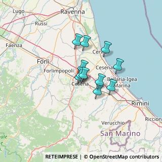 Mappa Piazzale Karl Marx, 47521 Cesena FC, Italia (8.62727)
