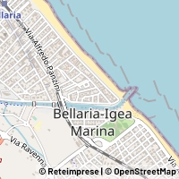Karte Bellaria-Igea Marina
