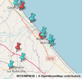 Mappa Via Romea, 47814 Bellaria-Igea Marina RN, Italia (4.70308)