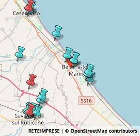 Mappa Via Romea, 47814 Bellaria-Igea Marina RN, Italia (5.093)