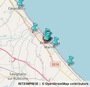 Mappa Via Romea, 47814 Bellaria-Igea Marina RN, Italia (1.94364)