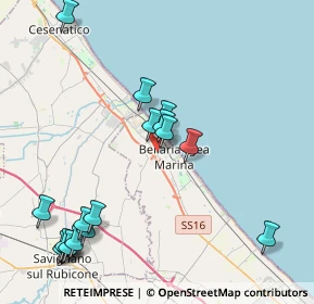 Mappa Via Romea, 47814 Bellaria-Igea Marina RN, Italia (4.85647)