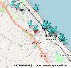Mappa Via Romea, 47814 Bellaria-Igea Marina RN, Italia (0.95471)