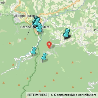Mappa Mulino di Tognarino, 40042 Lizzano In Belvedere BO, Italia (2.08889)