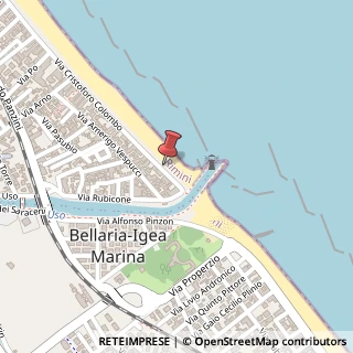 Mappa Via Cristoforo Colombo, 44, 47814 Bellaria-Igea Marina, Rimini (Emilia Romagna)