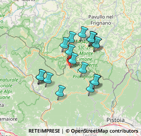 Mappa Via Brennero, 51021 Abetone PT, Italia (11.92737)