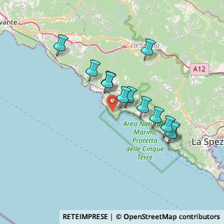 Mappa Sentiero Verde Azzurro, 19016 Monterosso Al Mare SP, Italia (6.51583)