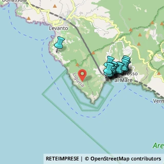 Mappa Sentiero Verde Azzurro, 19015 Monterosso al Mare SP, Italia (1.7095)
