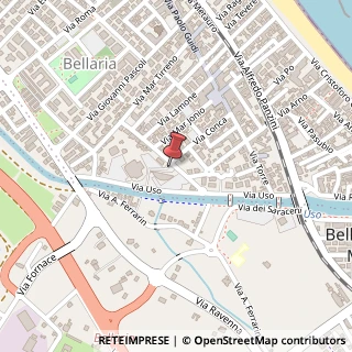 Mappa Via Enrico Fermi, 10, 47814 Bellaria-Igea Marina RN, Italia, 47814 Bellaria-Igea Marina, Rimini (Emilia Romagna)