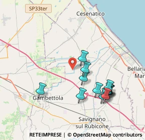 Mappa Via Pavirana, 47042 Cesenatico FC, Italia (3.91)