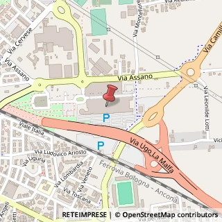 Mappa Via Leopoldo Lucchi, 335, 47521 Cesena, Forlì-Cesena (Emilia Romagna)
