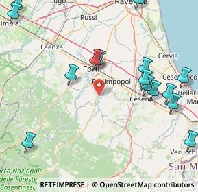Mappa Via Galileo Galilei, 47014 Meldola FC, Italia (21.59067)