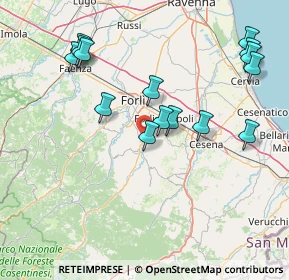Mappa Via Galileo Galilei, 47014 Meldola FC, Italia (17.06)