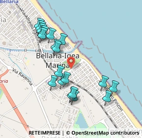 Mappa Via Livio Andronico, 47814 Bellaria-Igea Marina RN, Italia (0.484)