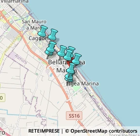 Mappa Via Livio Andronico, 47814 Bellaria-Igea Marina RN, Italia (0.99091)