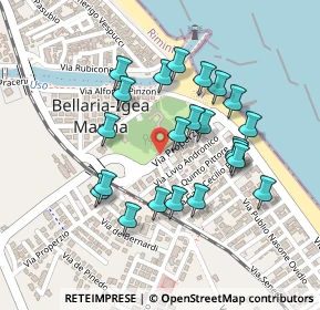 Mappa Via Livio Andronico, 47814 Bellaria-Igea Marina RN, Italia (0.2)