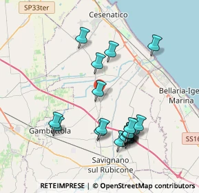 Mappa 47043 Cesenatico FC, Italia (3.9845)