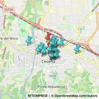 Mappa Via Contrada Chiaramonti, 47023 Cesena FC, Italia (0.4335)