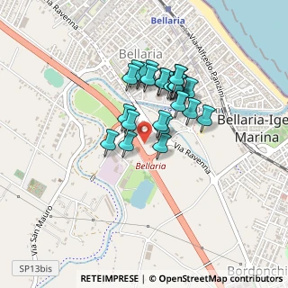 Mappa Via Ravenna, 47814 Bellaria-Igea Marina RN, Italia (0.332)
