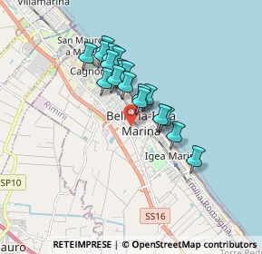 Mappa 47814 Bellaria-Igea Marina RN, Italia (1.33316)