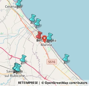 Mappa 47814 Bellaria-Igea Marina RN, Italia (5.25545)