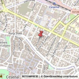 Mappa Via Guido Marinelli,  31, 47023 Cesena, Forlì-Cesena (Emilia Romagna)