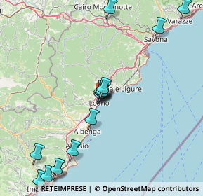 Mappa Via Privata Canneva, 17027 Pietra Ligure SV, Italia (17.94313)