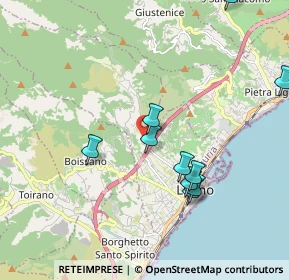 Mappa Via degli Orsolani, 17025 Loano SV, Italia (2.25909)