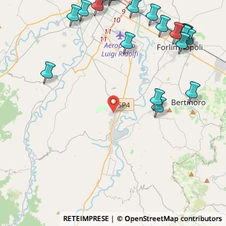 Mappa Via Alessandro Volta, 47014 Meldola FC, Italia (6.7515)