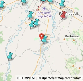 Mappa Via Alessandro Volta, 47014 Meldola FC, Italia (6.01462)