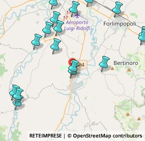 Mappa Via Alessandro Volta, 47014 Meldola FC, Italia (5.881)