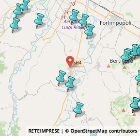 Mappa Via Alessandro Volta, 47014 Meldola FC, Italia (6.589)