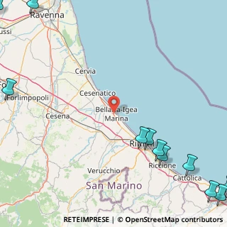 Mappa Via Ravenna, 47814 Bellaria-Igea Marina RN, Italia (32.714166666667)
