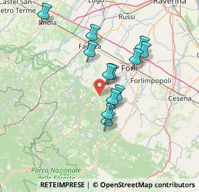 Mappa Via S. Antonio in Gualdo, 47011 Castrocaro Terme e Terra del Sole FC, Italia (12.09333)